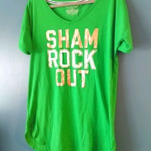 St. Patty's day sham rock super long T